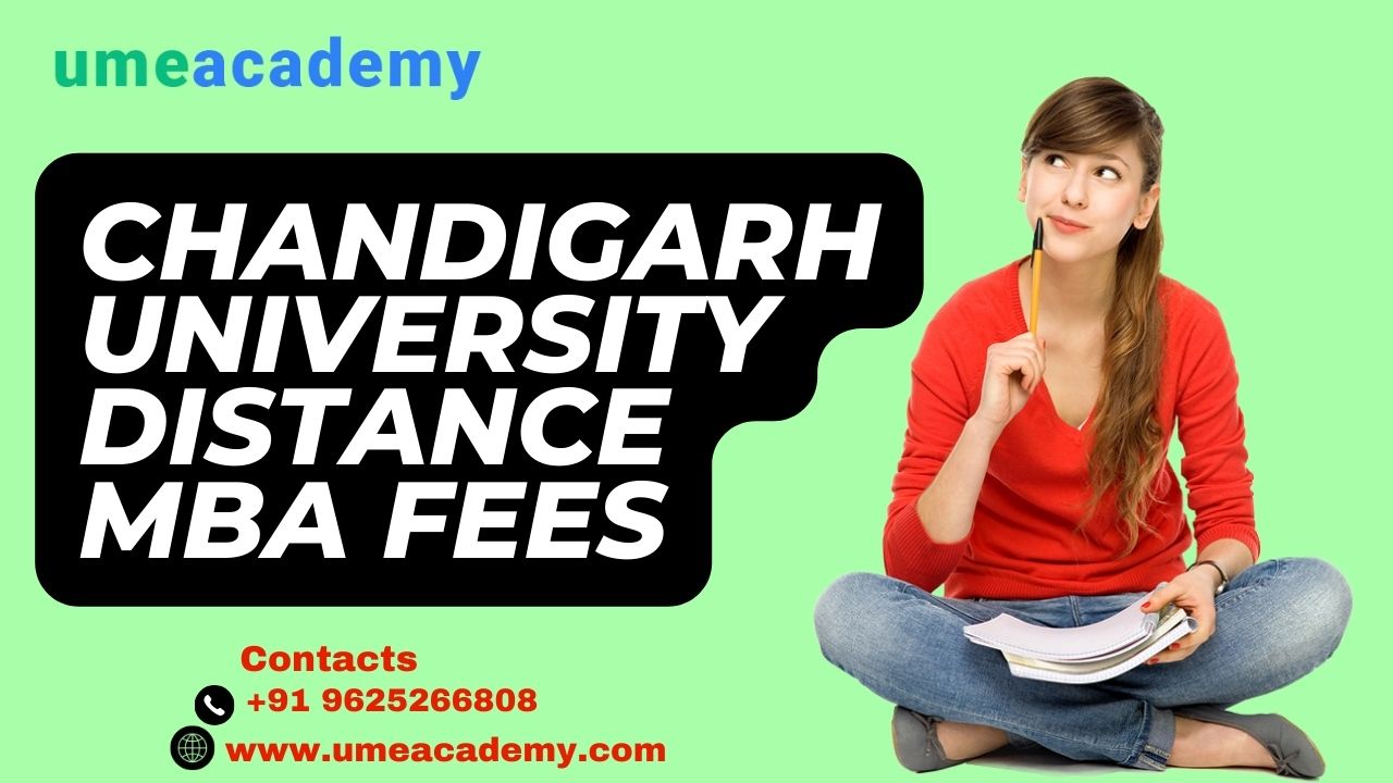 Chandigarh University Distance Mba Fees